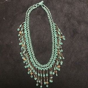 Beaded Turquoise Necklace